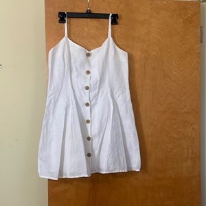 White dress sz lg from urban outfitters